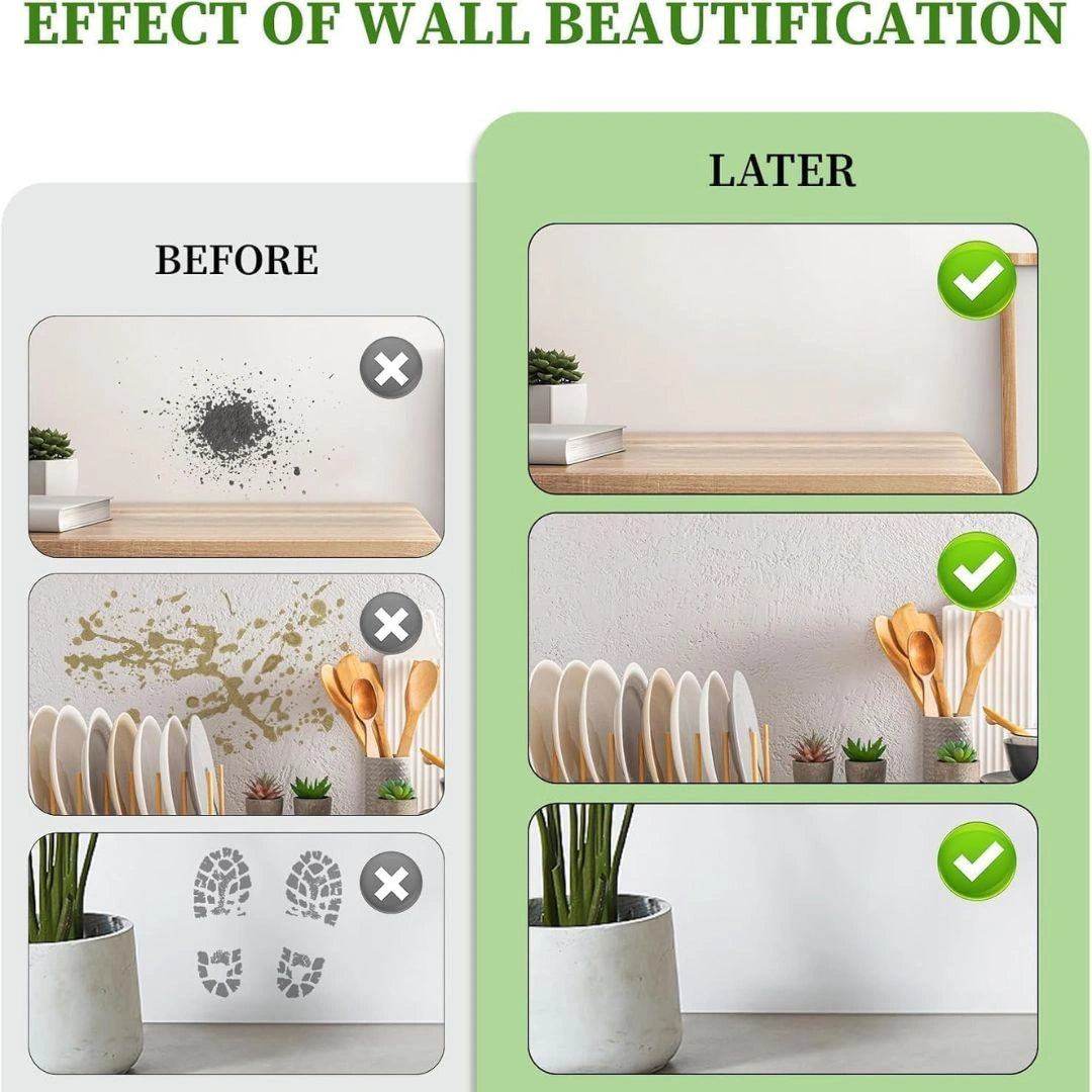 Wall paint roller with reservoir product set